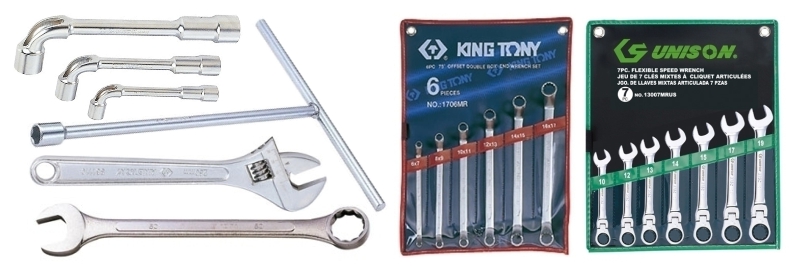 Інструмент для СТО, гаража: ключі