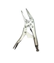 Зажим с фиксатором тонкий нос 230 мм